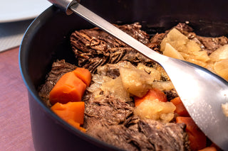 Coffee-Braised Beef with Root Vegetables