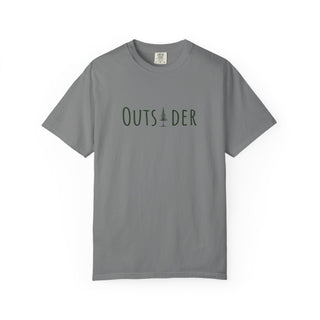 Outsider T-Shirt-Green Text