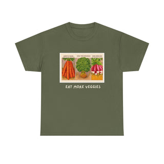 Eat More Veggies Organic Cotton Tee | Artisan Grove
