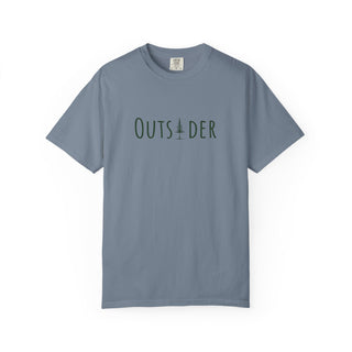 Outsider T-Shirt-Green Text