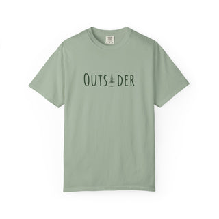 Outsider T-Shirt-Green Text