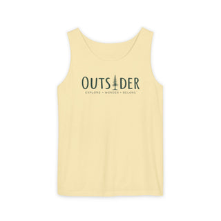 Outsider Garment-Dyed Cotton Tank Top | Unisex Outdoor Tank