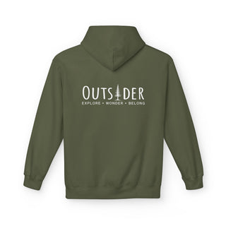Outsider pine tree fleece hoodie – view 18