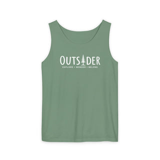 Outsider Garment-Dyed Cotton Tank Top | Unisex Outdoor Tank