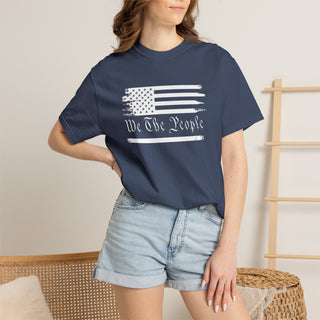 We The People Flag T-Shirt — Patriotic Vintage American Tee