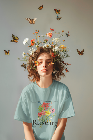 Roseate Floral T-Shirt | Vintage Floral Graphic Tee