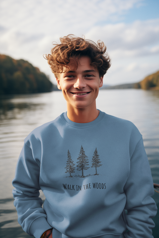 Walk in the Woods Crewneck Sweatshirt | Nature Pullover