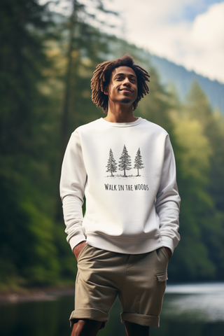 Walk in the Woods Crewneck Sweatshirt | Nature Pullover