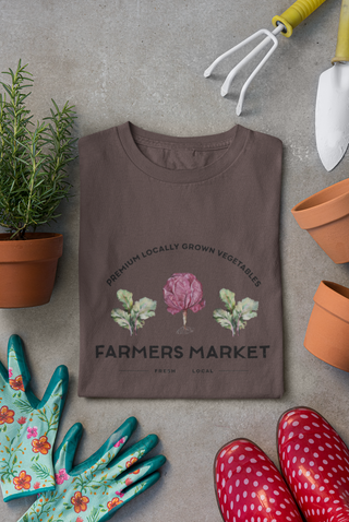 Locally Grown Vegetables Tee | Farmers Market | Artisan Grove