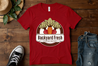 Backyard Fresh T-Shirt — Vintage Garden Vegetable Logo Tee