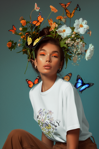 Vintage Wildflower Botanical Tee | Organic | Artisan Grove
