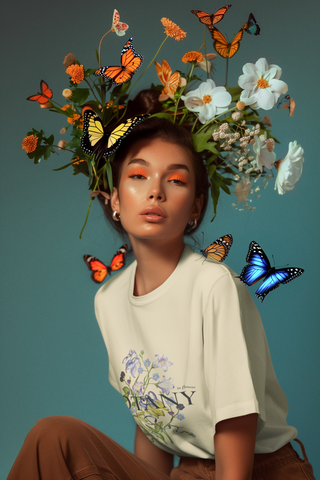 Vintage Wildflower Botanical Tee | Organic | Artisan Grove