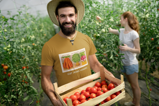 Eat More Veggies Organic Cotton Tee | Artisan Grove