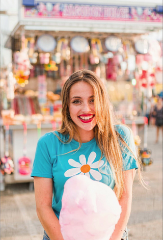 Daisy Organic Cotton Tee | Vintage Floral | Artisan Grove