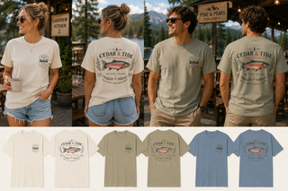 Artisan Grove | Cedar & Tide T-Shirt — Seafood Company Vintage Logo Tee