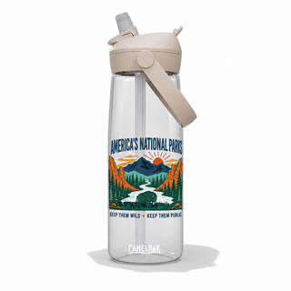 America’s National Parks 25oz Flip Straw Water Bottle