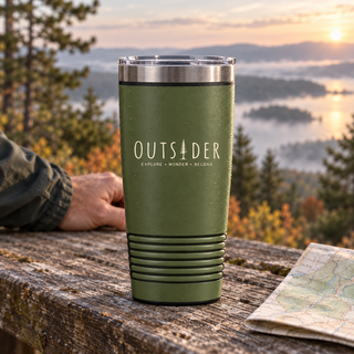 Outsider 20oz insulated tumbler included in the Outsider Everyday gift set