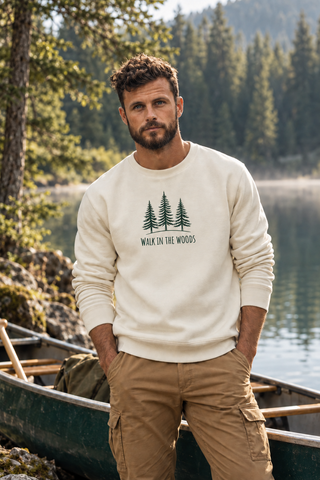 Walk in the Woods Lightweight Cotton Sweatshirt