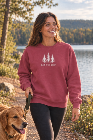Walk in the Woods Lightweight Cotton Sweatshirt