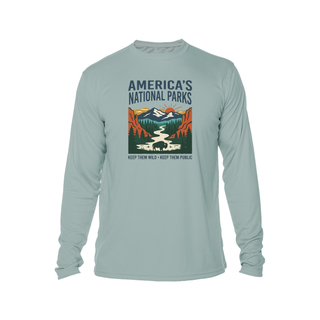 America's National Parks Long Sleeve Shirt — Keep Them Wild Graphic Tee