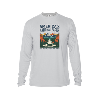 America's National Parks Long Sleeve Shirt — Keep Them Wild Graphic Tee