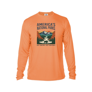 America's National Parks Long Sleeve Shirt — Keep Them Wild Graphic Tee