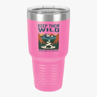 Keep them Wild 30oz Insulated Tumbler — Outdoor Camping Travel Cup