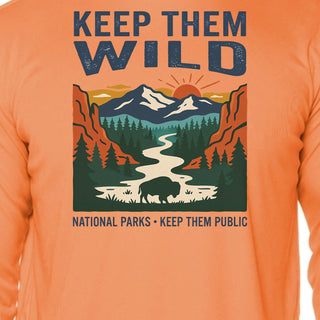 Keep Them Wild Long Sleeve Shirt — Keep Them Wild Graphic Tee