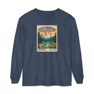 Rocky Mountain National Park long sleeve tee by Artisan Grove