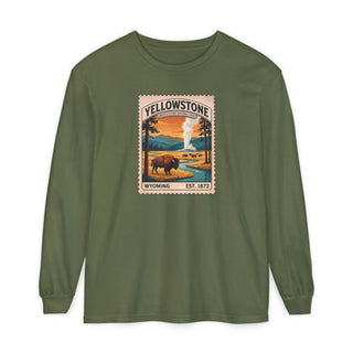 Yellowstone National Park long sleeve tee by Artisan Grove