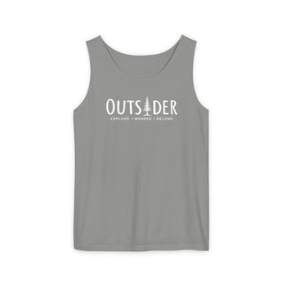Outsider Garment-Dyed Cotton Tank Top | Unisex Outdoor Tank