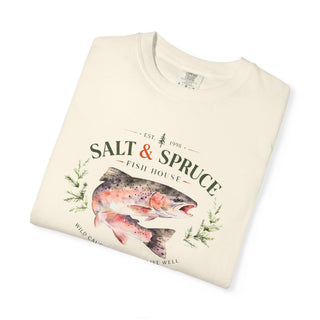 Artisan Grove | Salt & Spruce Fish House T‑Shirt – Vintage Fish Graphic Tee