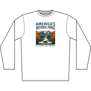 America's National Parks Long Sleeve Shirt — Keep Them Wild Graphic Tee