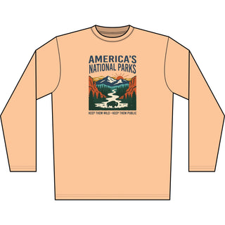 America's National Parks Long Sleeve Shirt — Keep Them Wild Graphic Tee