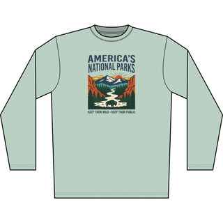 America's National Parks Long Sleeve Shirt — Keep Them Wild Graphic Tee