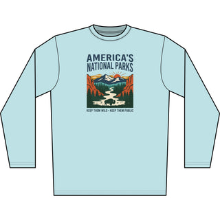 America's National Parks Long Sleeve Shirt — Keep Them Wild Graphic Tee