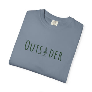 Outsider T-Shirt-Green Text