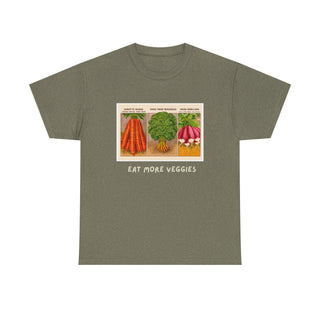 Eat More Veggies Organic Cotton Tee | Artisan Grove