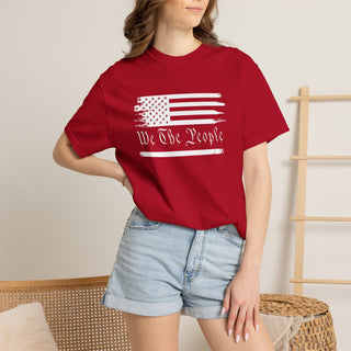 We The People Flag T-Shirt — Patriotic Vintage American Tee