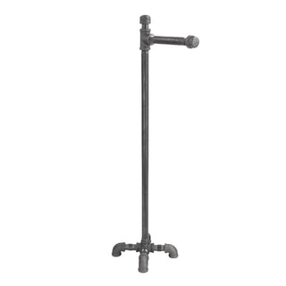 Freestanding Industrial Pipe Toilet Paper Holder, 28.75 in.