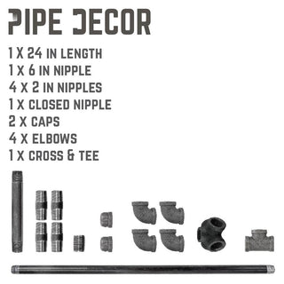 Freestanding Industrial Pipe Toilet Paper Holder, 28.75 in.
