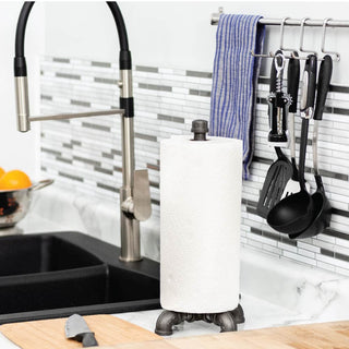 Industrial Pipe Paper Towel Holder