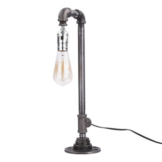 Industrial Pipe Reader Table Lamp