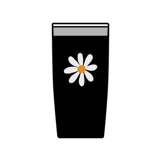 20oz Floral Daisy Insulated Tumbler – Stainless Travel Cup in Color of your choice