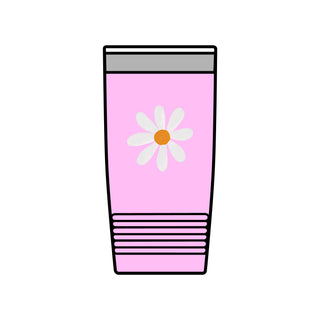 20oz Floral Daisy Insulated Tumbler – Stainless Travel Cup in Color of your choice