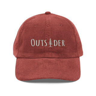 Artisan Grove Nature Collection-Outsider Embroidered Corduroy Cap — Vintage Outdoor Baseball Hat