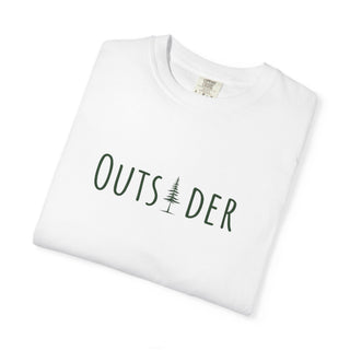 Outsider T-Shirt-Green Text