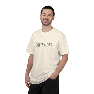 Outsider T-Shirt-Green Text