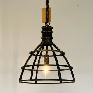 Black Iron Single Pendant Light