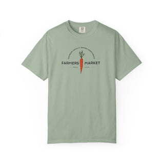 Bay blue farmers market carrot organic cotton tee — Artisan Grove